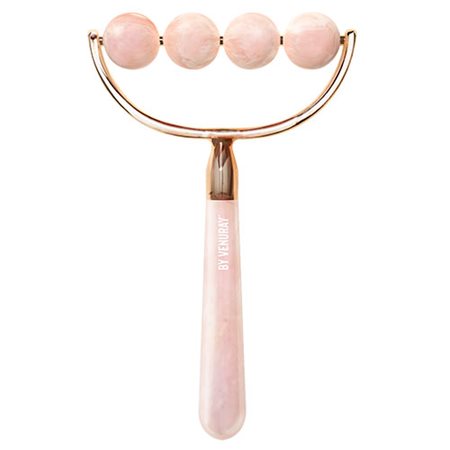 Gua Sha Body Roller - Rosa Quartz