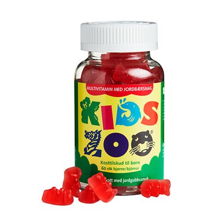 Kids Zoo Multivitamin jordbærsmag