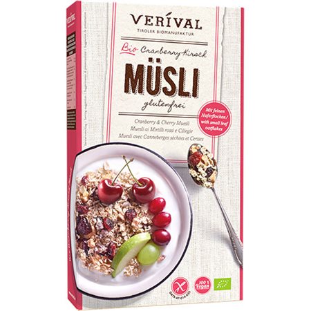 Müsli Tranebær-Kirsebær  Ø