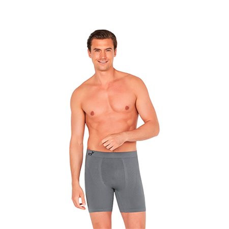 Men´s  Longer Boxer Charcoal str. M