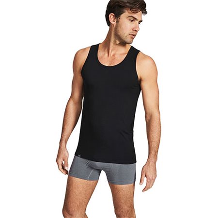 Men´s Singlet sort str. M