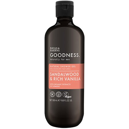 Men Sandalwood & Rich Vanilla Shower Gel & Rich Vanilla