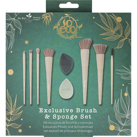 So Eco Exclusive Brush & Sponge Set - værdi 238,-