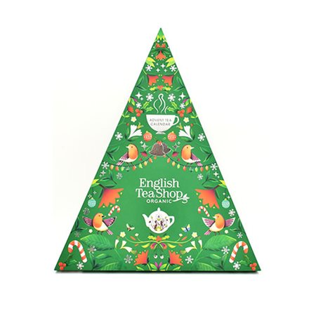 Triangular tejulekalender grøn Ø