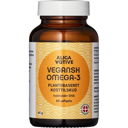 Vegansk Omega-3, softgel kapsler