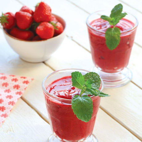 Jordbærsmoothie