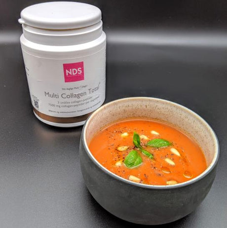 Tomat og vandmelon Gazpacho