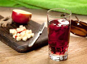 Ice tea med frugt-te