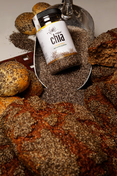 Hurtigt rugbrød med Original Chia