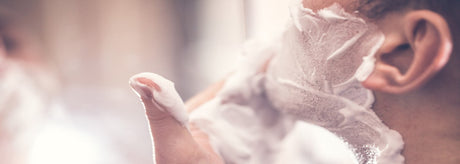 Mænds barbering - uden røde knopper