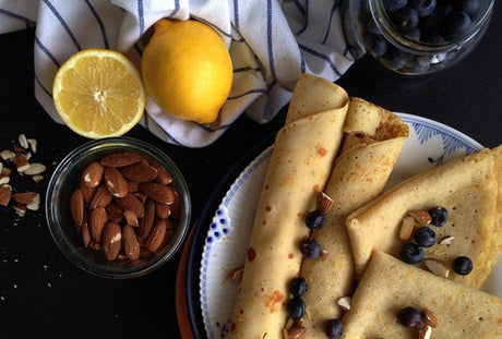 Gluten- og laktosefrie pandekager