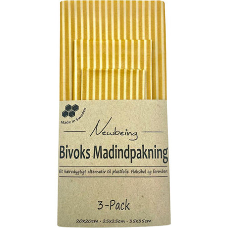 Bivoks Madindpakning Gul fra Newbeing