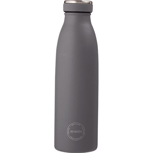 Drinking Bottle 500ml Dark Grey fra AYA&IDA