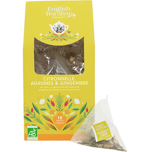 Lemongrass, Citrus & Ginger Tea Ø fra English Tea Shop