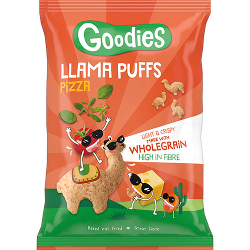 Goodies Llama Puffs Pizza fra Goodies