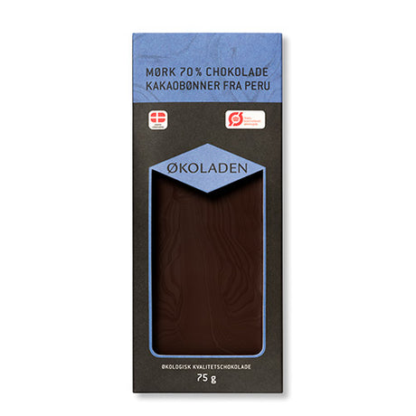 Chokolade mørk 70% Ø fra Økoladen