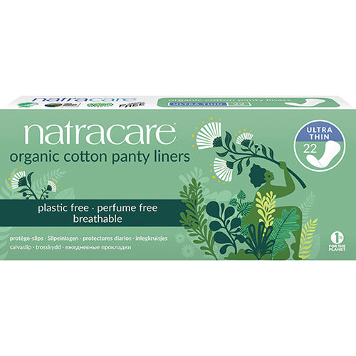 Natracare trusseindlæg 22 stk ULTRA THIN fra Natracare
