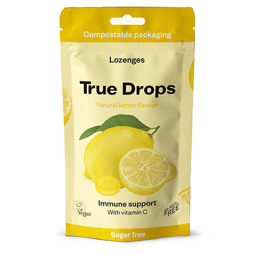 Halspastiller Citron True Drops fra True Mints