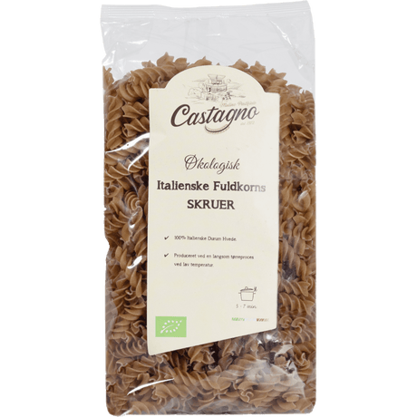 Castagno Skruer Fuldkorn Økologisk | 500 g