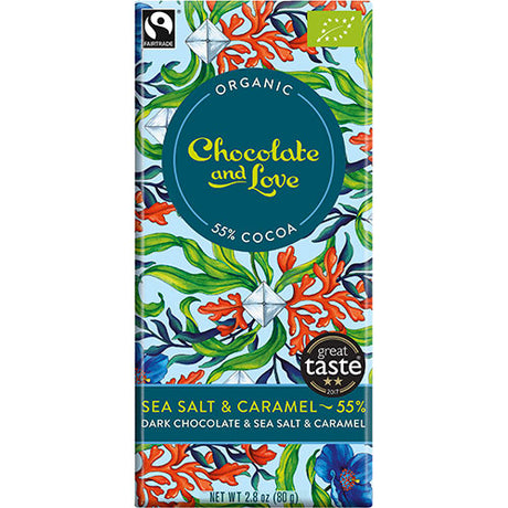 Chokolade Sea Salt 55% Ø fra Chocolate and Love