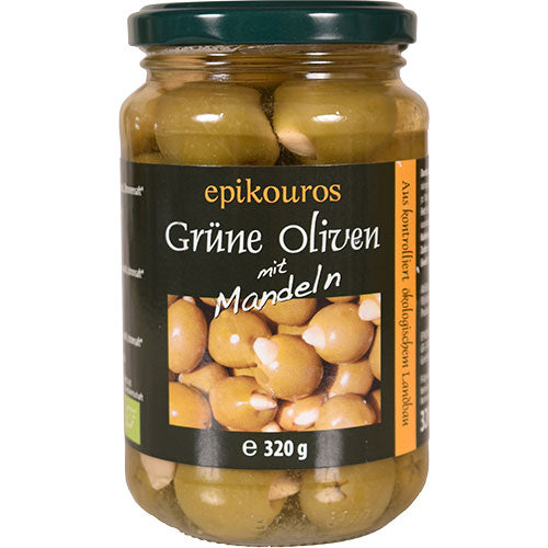Oliven Grønne m.mandler Ø fra Rømer