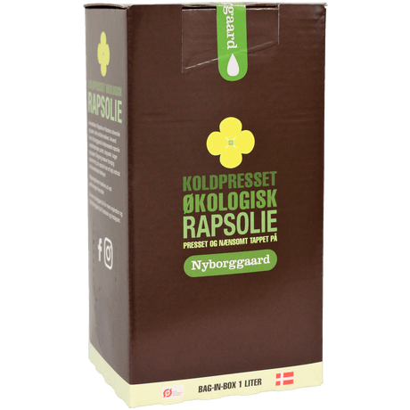 Nyborggaard Rapsolie Økologisk | 1 liter fra Nyborggaard