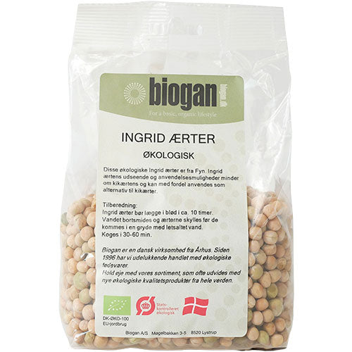 Ingrid ærter Ø fra Biogan