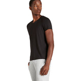 Men´s V-Neck T-Shirt sort str. XL fra Boody