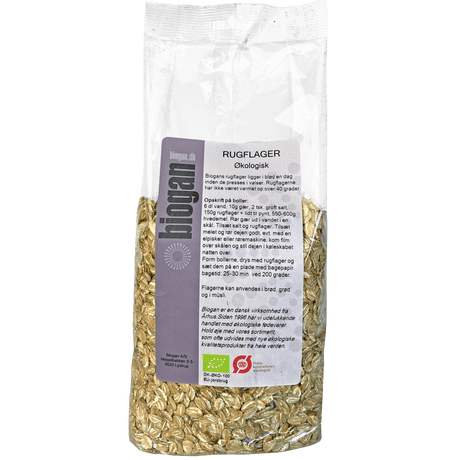 Biogan Økologiske Rugflager | 500 g