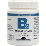 B2 vitamin 20 mg fra Natur-Drogeriet
