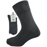 Cotton - Diabetic & Comfort sock, Grå, Str. 43-46