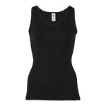 Top, uld/silke, Black, str. 38/40