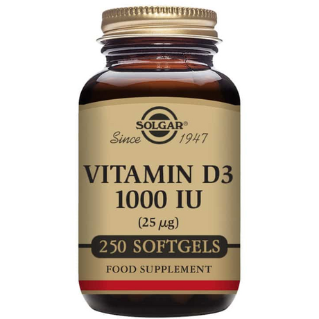 Vitamin D3 25 µg fra Solgar