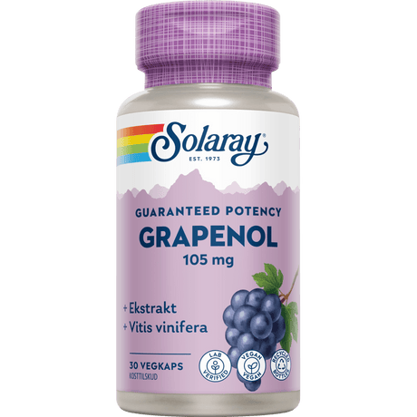 Solaray Grapenol | 30 kapsler