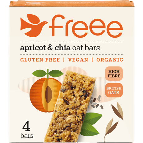 Doves Farm Organic Havrebar M. Abrikos & Chiafrø Økologisk | 140 g