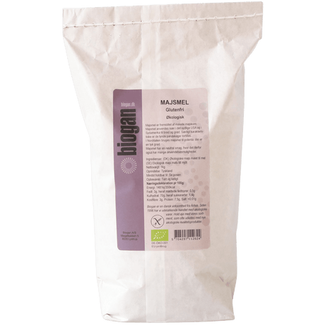 Biogan Majsmel Glutenfri Økologisk | 1 kg fra Biogan