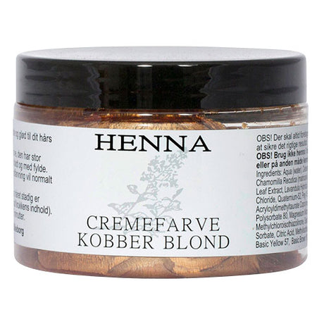 Henna cremefarve kobber blond fra Henna