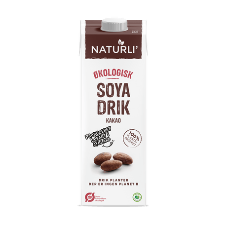 Naturli Sojadrik Kakao Økologisk | 1 liter fra Naturli