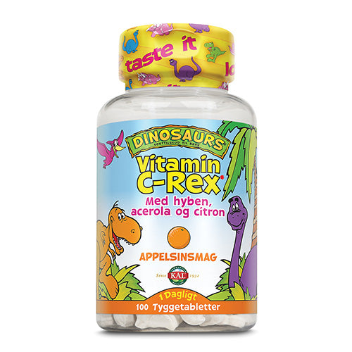 DinoSaurs Vitamin C-Rex tyggetablet fra Kal