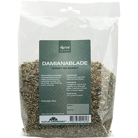 Damianablade fra Natur-Drogeriet