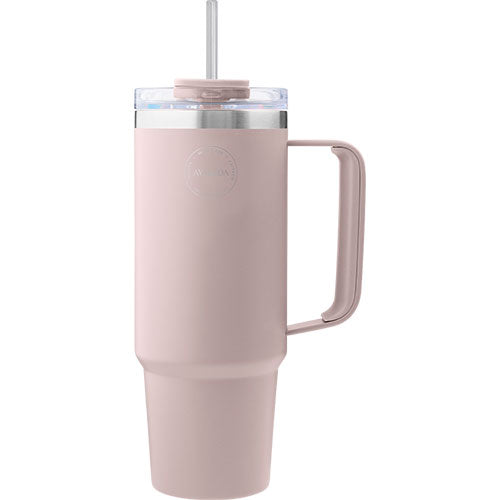 AYA&IDA Thermo Cup With Straw | Soft Rose fra AYA&IDA