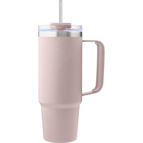 Thermo Cup with Straw Soft Rose fra AYA&IDA