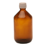 Flaske m. låg og hældering