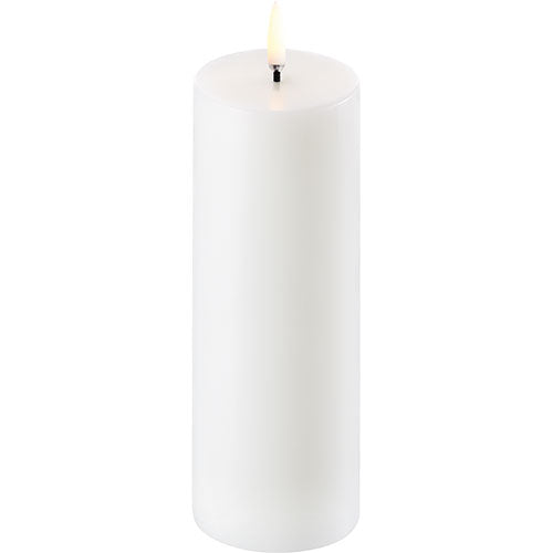 LED Bloklys, Nordic white, Smooth, 5,8x15 cm fra Uyuni lighting