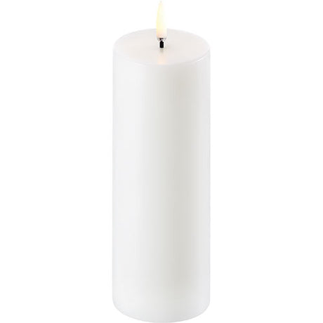 LED Bloklys, Nordic white, Smooth, 5,8x15 cm fra Uyuni lighting