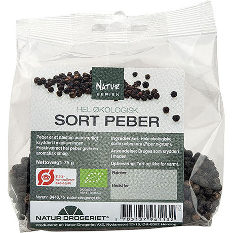 Hel sort peber Ø fra Natur-Drogeriet