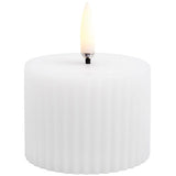 LED grooved Bloklys, Nordic White, Smooth, 5,8x4,5 fra Uyuni lighting