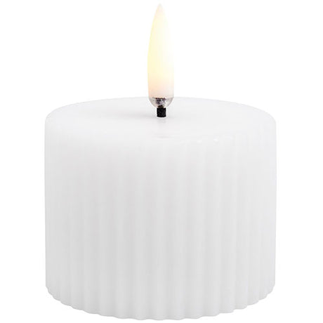 LED grooved Bloklys, Nordic White, Smooth, 5,8x4,5 fra Uyuni lighting