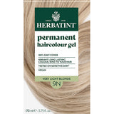 Herbatint 9N hårfarve Very Light Blonde fra Herbatint