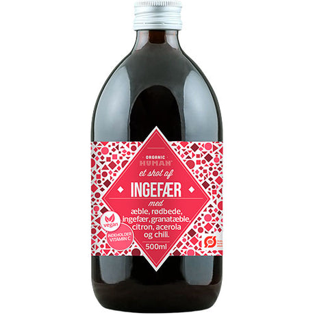 Human Shot Økologisk |  Ingefær - 500 ml fra Human
